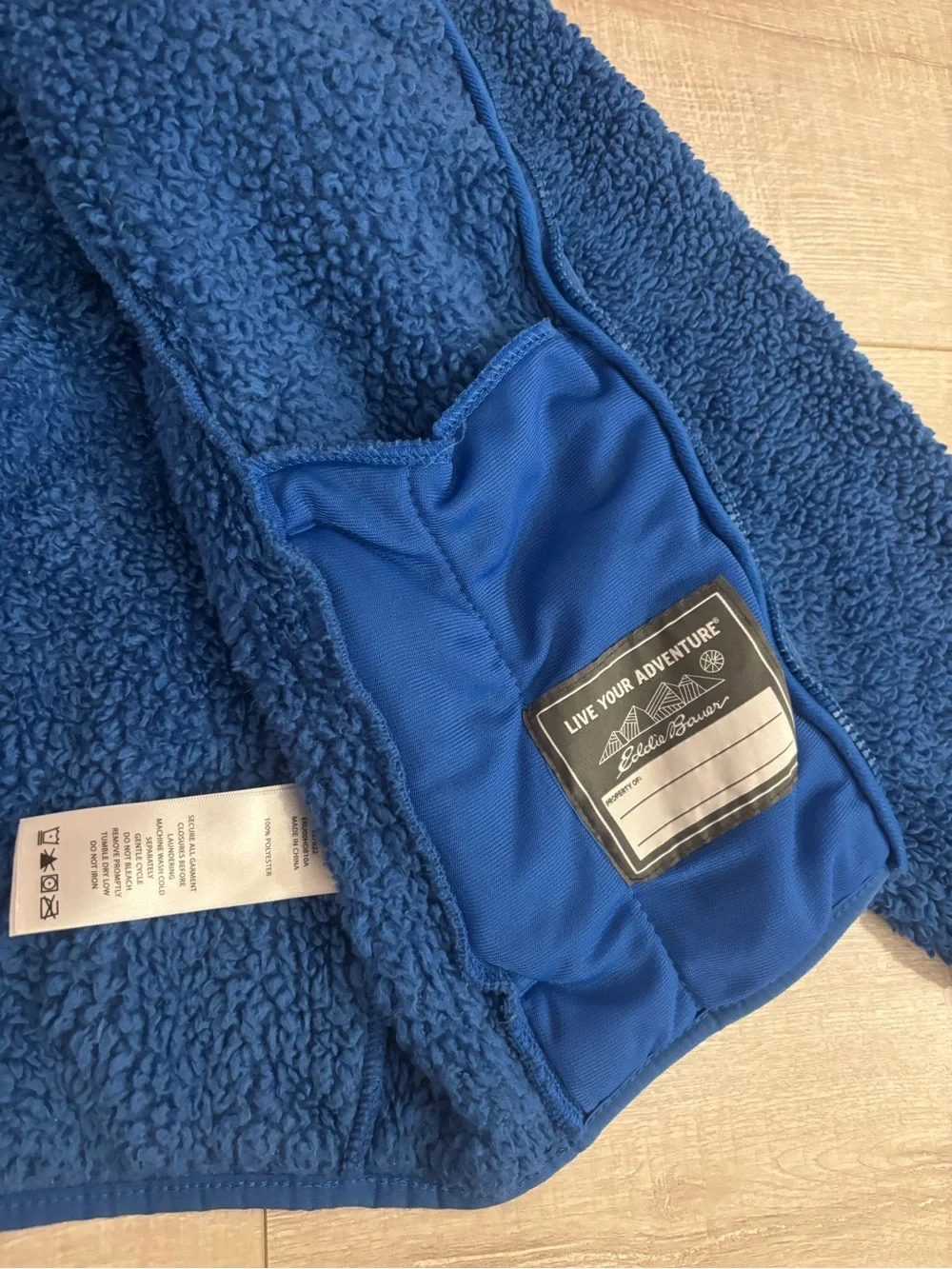 Eddie Bauer Patagonia Deep Blue Fleece Jacket